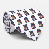 Mathematikschule Nostalgie der 80er Jahre Krawatte (Gerollt)