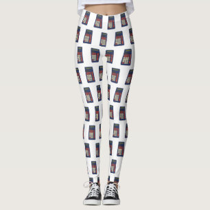 Mathematikschule Nostalgie der 80er Jahre Leggings