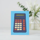 Mathematikschule Nostalgie der 80er Jahre Postkarte (Stehend Vorderseite)