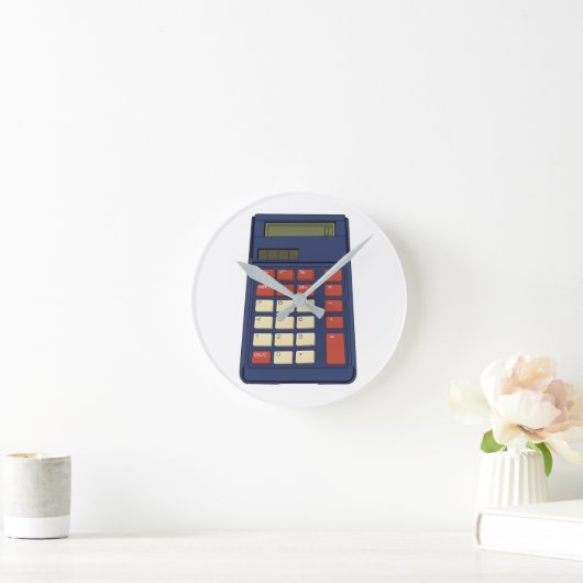 Mathematikschule Nostalgie der 80er Jahre Runde Wanduhr (Zuhause)