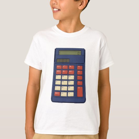 Mathematikschule Nostalgie der 80er Jahre T-Shirt (Vorderseite)