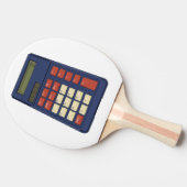 Mathematikschule Nostalgie der 80er Jahre Tischtennis Schläger (Seitenansicht)