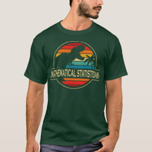 Mathematikstatistiker Dinosaur T-Shirt