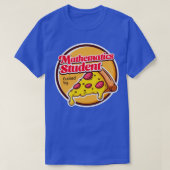 Mathematikstudent Angeregt durch Pizza T-Shirt (Design vorne)