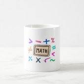 Mathematiksymbole für Studenten und Eltern Kaffeetasse (Mittel)