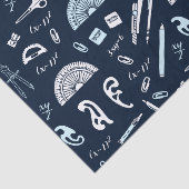 Mathematikthetikzettel Seidenpapier (Ausschnitt)