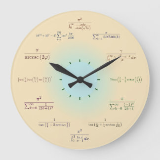 Mathematikuhr Große Wanduhr