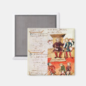 Mathematikunterricht aus einer mathematischen Abha Magnet (Vorderseite/Rückseite)