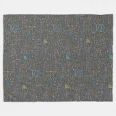 Mathematikunterricht Fleecedecke (Vorderseite (Horizontal))