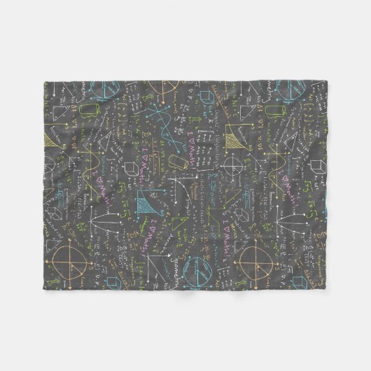 Mathematikunterricht Fleecedecke (Vorderseite (Horizontal))