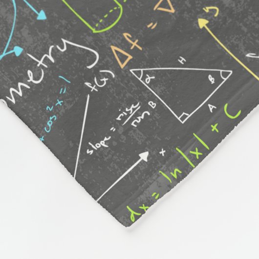Mathematikunterricht Fleecedecke (Ecke)