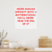 Mathematikwitz Poster (Küche)