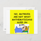 Mathematikwitz Postkarte (Vorne/Hinten)