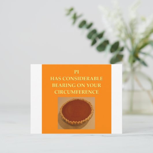 Mathematikwitz Postkarte (Stehend Vorderseite)