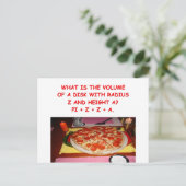 Mathematikwitz Postkarte (Stehend Vorderseite)