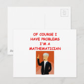 Mathematikwitz Postkarte (Vorne/Hinten)