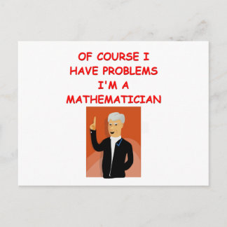 Mathematikwitz Postkarte