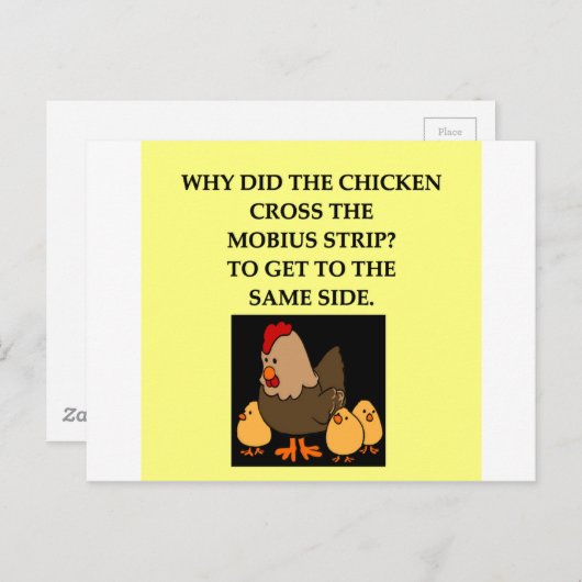 Mathematikwitz Postkarte (Vorne/Hinten)