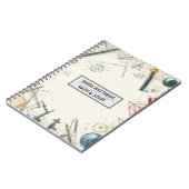 Mathematisch angepasstes Spiral-Foto-Notebook Notizblock (Linke Seite)