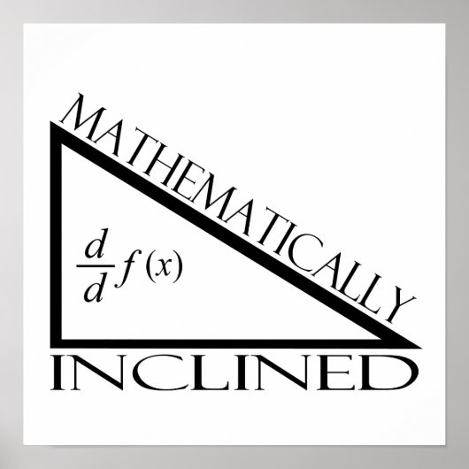 mathematisch eingegliedert poster (Vorne)