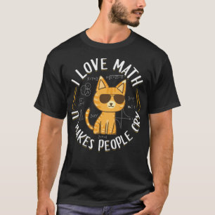 Mathematisch I Liebe Mathematik Senf T-Shirt