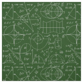Mathematische Arithmetik formuliert Grün Stoff (Muster)