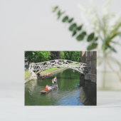 Mathematische Brücke, Cambridge Postkarte (Stehend Vorderseite)