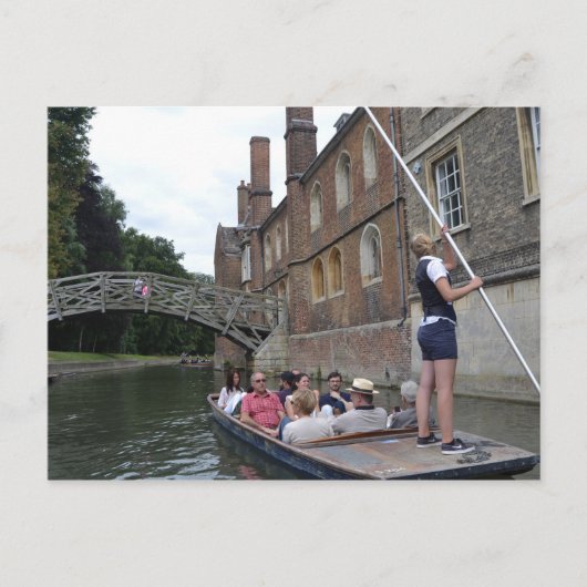 Mathematische Brücke, Cambridge Postkarte (Vorderseite)