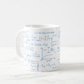 Mathematische Design-Tasse Kaffeetasse (Vorderseite Links)