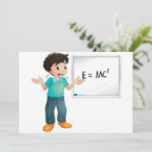 mathematische Einladungen lernen (Stehend Vorderseite)