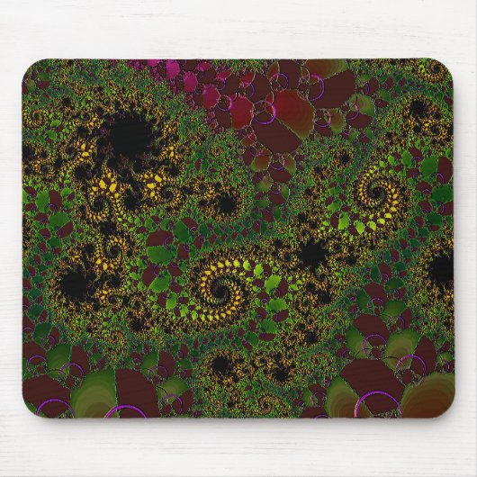 "Mathematische Fantasie - Nummer zwei " Mousepad (Vorne)