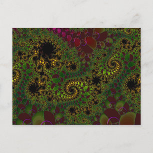 "Mathematische Fantasie" - Nummer zwei" Postkarte