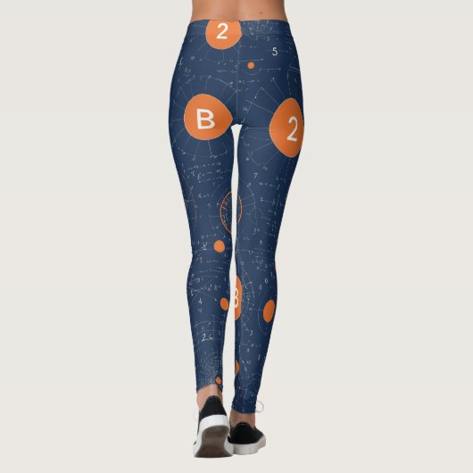 Mathematische Formeln Leggings (Rückseite)