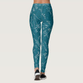 mathematische Formeln Leggings (Rückseite)