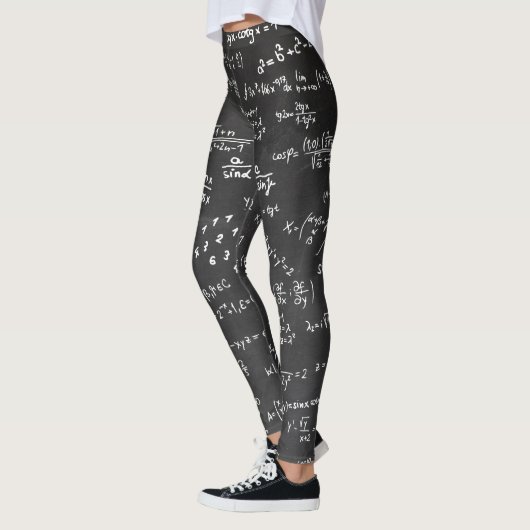 Mathematische Formeln und Zahlen Gym Workout Yoga Leggings (Links)