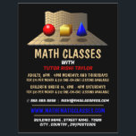 Mathematische Formen, Math-Klassen-Werbung Flyer<br><div class="desc">Mathematische Formen,  Math-Klassen Werbung Flyer vom Business Card Store.</div>