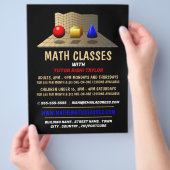 Mathematische Formen, Math-Klassen-Werbung Flyer (Hand)
