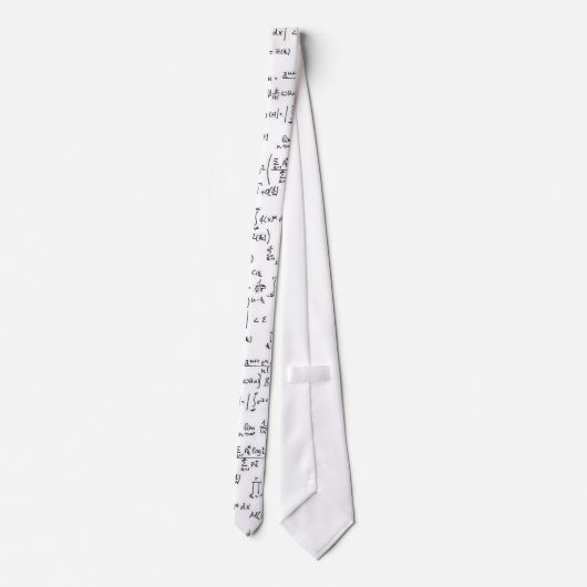 Mathematische Gleichung Krawatte (Rückseite)