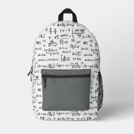 Mathematische Gleichungen Bedruckter Rucksack