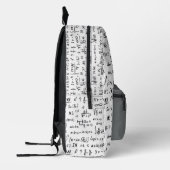 Mathematische Gleichungen Bedruckter Rucksack (Links)