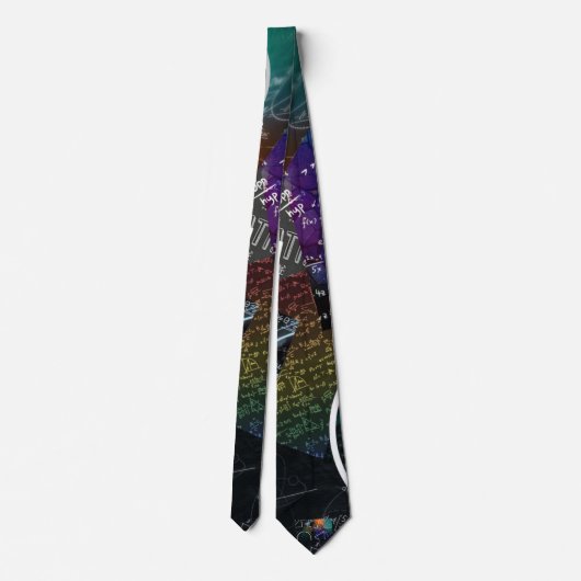 Mathematische Gleichungen Necktie Krawatte (Rückseite)