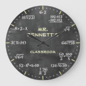 Mathematische Gleichungen Personalizable Uhr (Vorderseite)