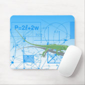 Mathematische Gleichungen und geometrische Konstru Mousepad (Mit Mouse)