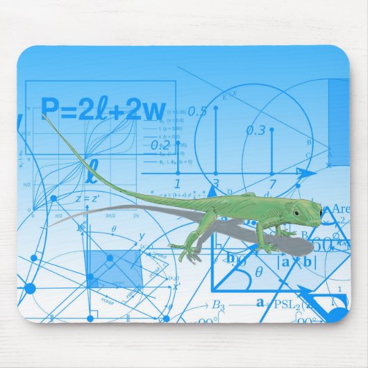 Mathematische Gleichungen und geometrische Konstru Mousepad (Vorne)