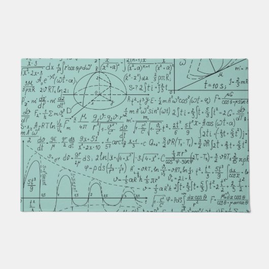Mathematische Liebhaber, Mathematik Formel, Mathe Fußmatte (Vorderseite)