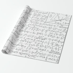 Mathematische Liebhaber, Mathematik Formel, Mathe  Geschenkpapier