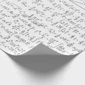 Mathematische Liebhaber, Mathematik Formel, Mathe Geschenkpapier (Ecke)