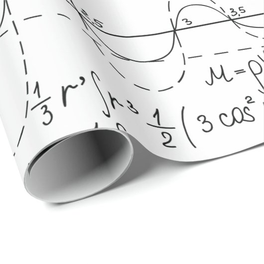 Mathematische Liebhaber, Mathematik Formel, Mathe Geschenkpapier (Rolleneckpunkt)