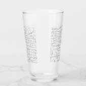 Mathematische Liebhaber, Mathematik Formel, Mathe  Glas (Links)