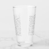 Mathematische Liebhaber, Mathematik Formel, Mathe  Glas (Rechts)